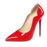 Sexy High-heeled Stiletto Patent Leather Pumps