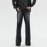 Fashion Wash Trousers Breasted Jeans Men