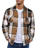 Button Up Casual Retro AutumnWinter Mens Shirt