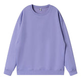 Solid-color Plain Sweatshirt For Men And Women