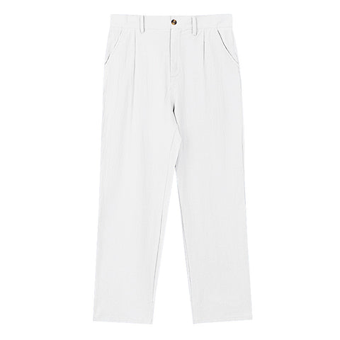 Men's GORE-TEX Casual Loose-Fit Business Straight-Leg Suit Trousers