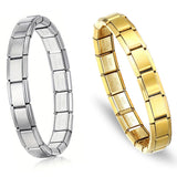 Stainless Steel Handmade Free-combination Blank Modular Bracelet