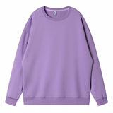 Solid-color Plain Sweatshirt For Men And Women