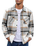 Button Up Casual Retro AutumnWinter Mens Shirt